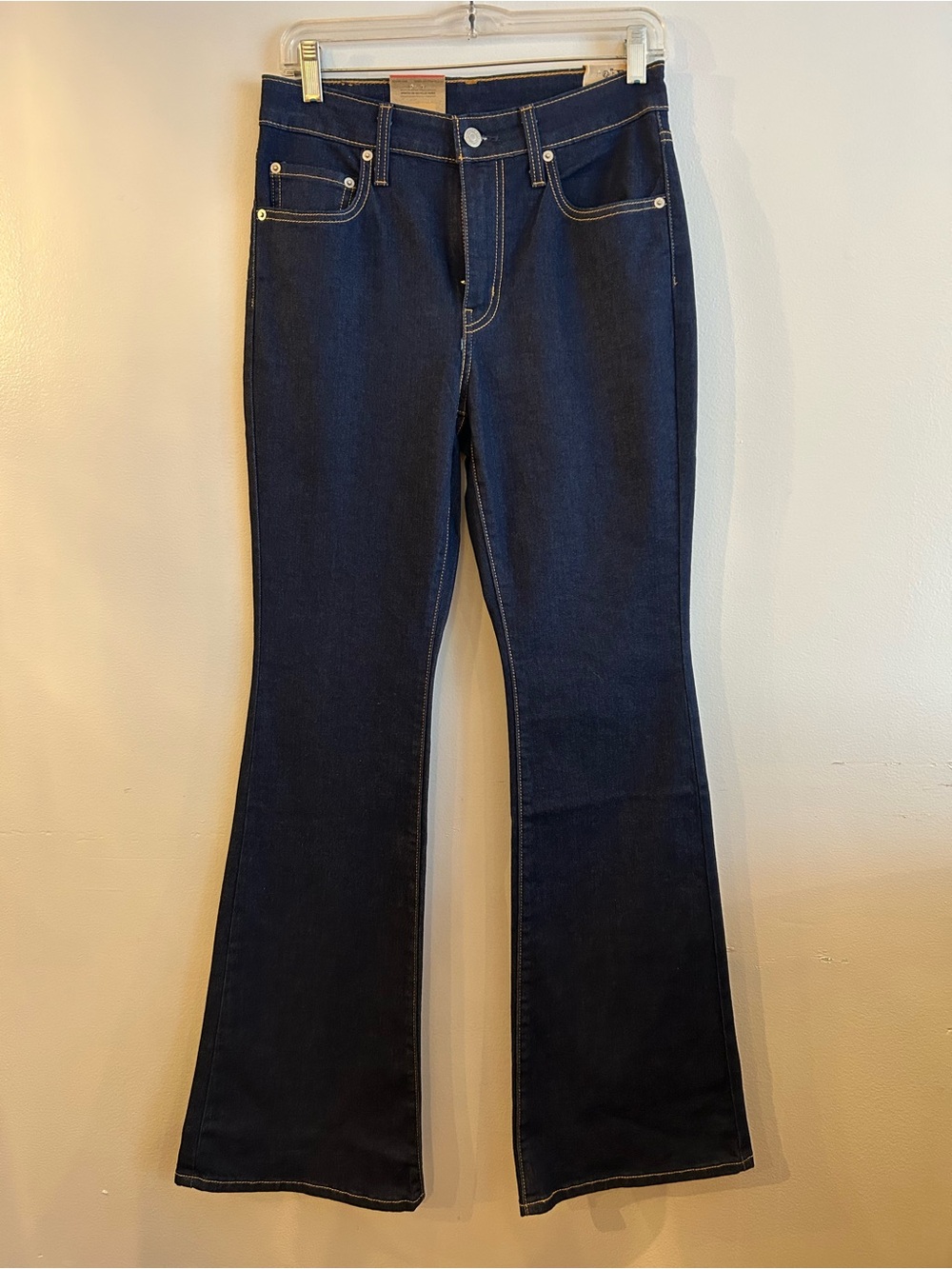 Levi’s 726 Flare Jeans Dark Wash Blue